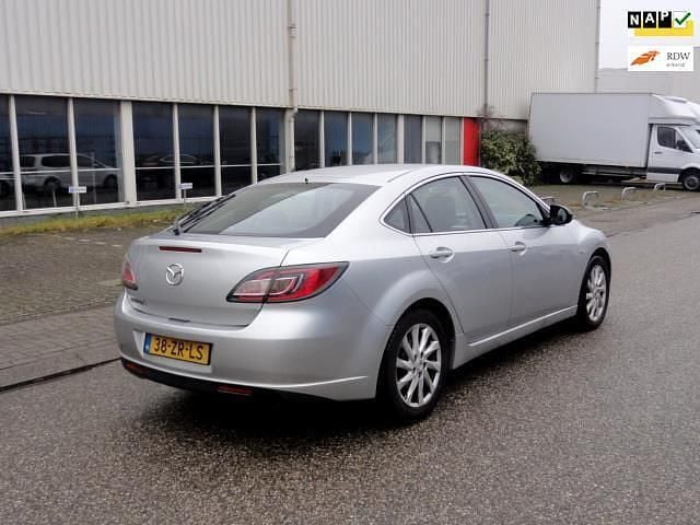 Grijs (metallic) Occasion 2008 Mazda 6 Touring Hatchback | € 3.750 (Eerlijke prijs) - Afbeelding 1/4