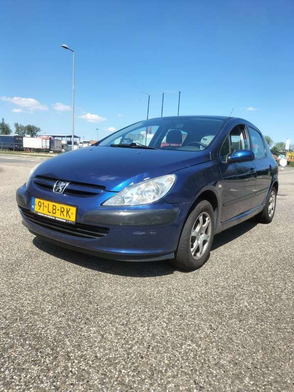 Blauw Gebruikt 2002 Peugeot 307 Hatchback | € 1.150 (Eerlijke prijs) - Afbeelding 1/4