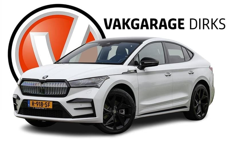 Wit Gebruikt 2022 Skoda Enyaq iV RS SUV | € 38.939 (Duur) - Afbeelding 1/4