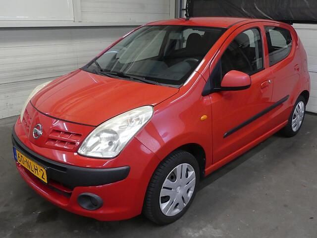 Rood Gebruikt 2010 Nissan Pixo Acenta Hatchback | € 2.495 (Eerlijke prijs) - Afbeelding 1/4