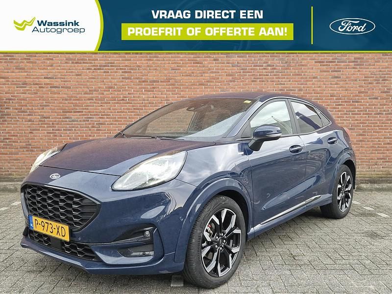 Blauw Gebruikt 2022 Ford Puma Gen-E ST-Line X SUV | € 21.935 - Afbeelding 1/4