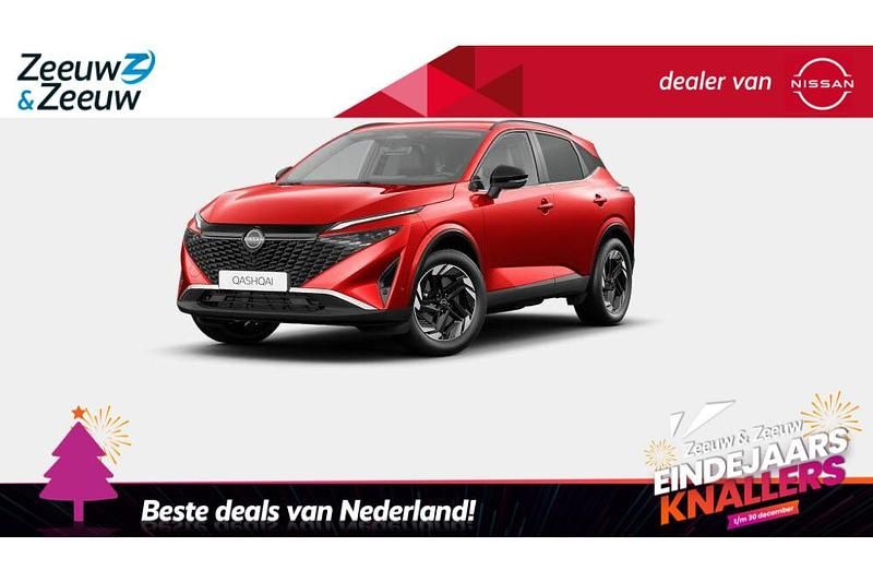 Fuji red Nieuw 2025 Nissan Qashqai N-Connecta SUV | € 41.695 (Super prijs) - Afbeelding 1/4