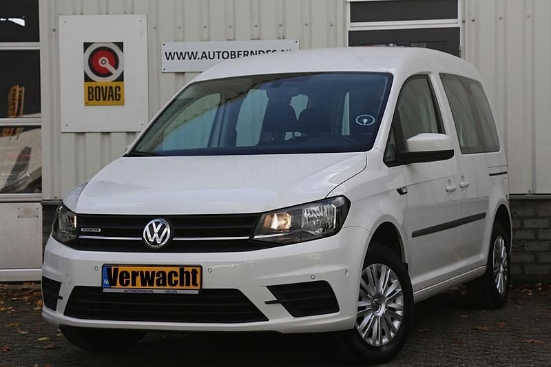 Wit Gebruikt 2019 VW Caddy Trendline MPV | € 21.900 (Super prijs) - Afbeelding 1/4