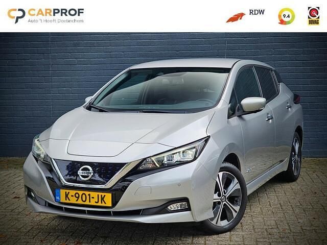 Grijs Gebruikt 2020 Nissan Leaf Tekna Hatchback | € 16.850 (Eerlijke prijs) - Afbeelding 1/4