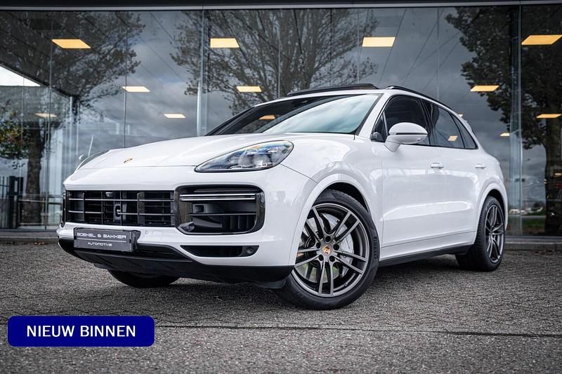 Wit Occasion 2018 Porsche Cayenne Turbo SUV | € 67.500 (Super prijs) - Afbeelding 1/4