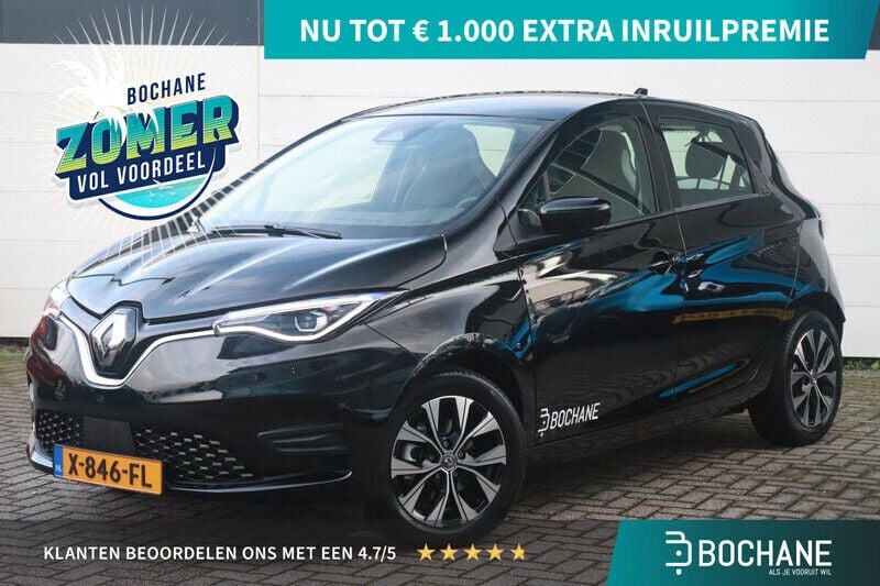 Zwart Gebruikt 2023 Renault Zoe Evolution Hatchback | € 22.195 (Eerlijke prijs) - Afbeelding 1/4