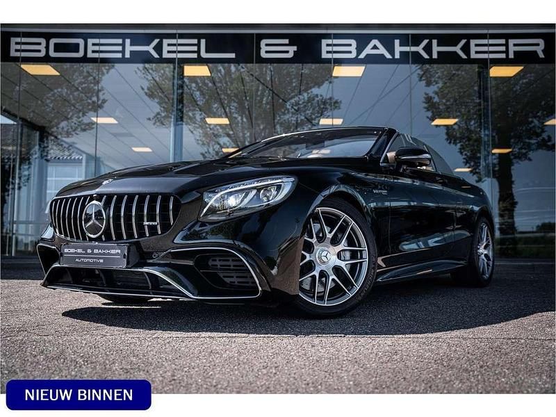 Zwart, metallic lak Gebruikt 2021 Mercedes S63 AMG Premium Plus Cabriolet | € 184.950 - Afbeelding 1/4