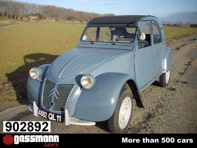 Blauwblau Gebruikt 1960 Citroën 2CV Sedan | € 19.000 - Afbeelding 1/4