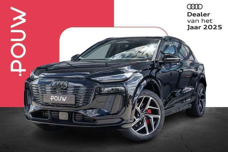 Zwart Nieuw 2025 Audi Q6 e-tron Performance SUV | € 78.950 (Super prijs) - Afbeelding 1/4