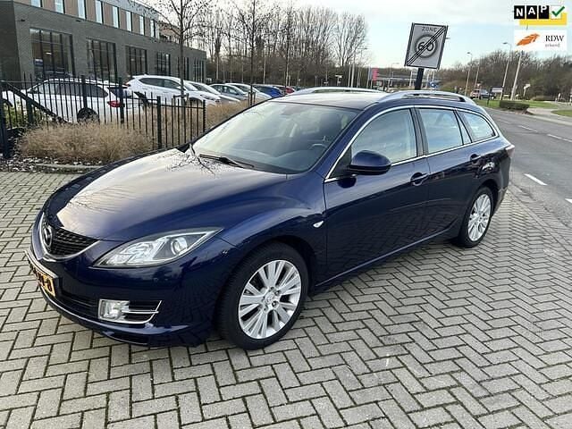 Blauw (metallic) Occasion 2010 Mazda 6 Stationwagen | € 4.495 (Eerlijke prijs) - Afbeelding 1/4