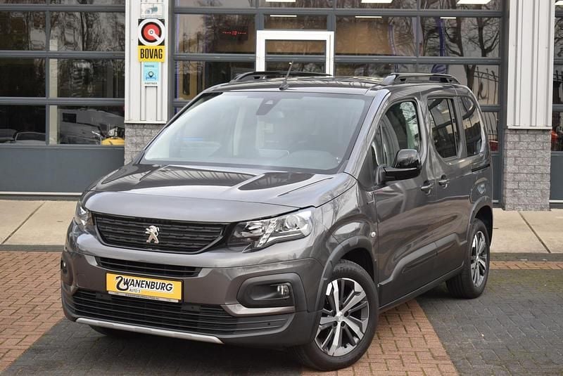 Grijs Gebruikt 2020 Peugeot Rifter GT-line MPV | € 23.750 (Goede deal) - Afbeelding 1/4