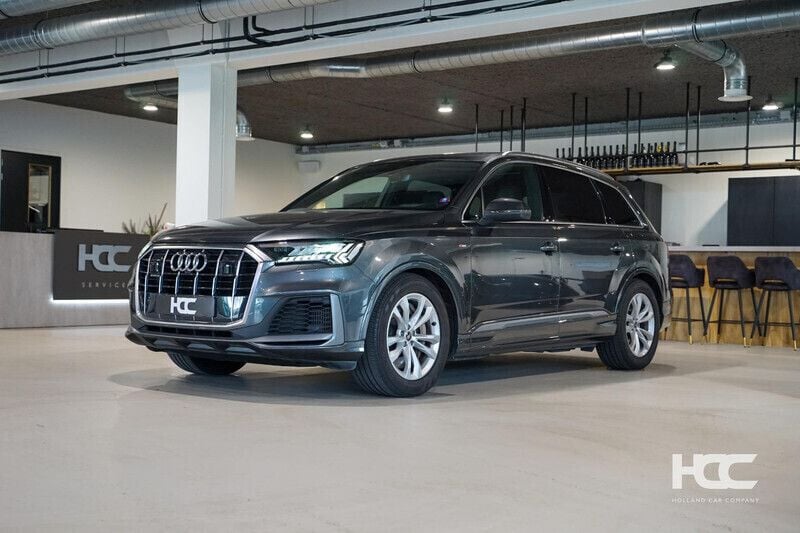 Grijs Gebruikt 2021 Audi Q7 S-Line SUV | € 63.450 (Duur) - Afbeelding 1/4