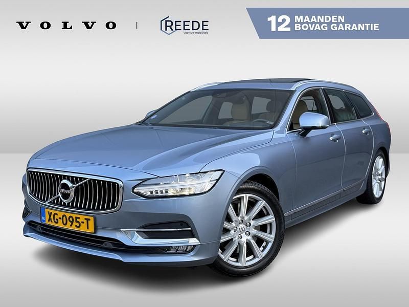 Blauw (metallic) Gebruikt 2019 Volvo V90 Inscription Stationwagen | € 26.850 (Duur) - Afbeelding 1/4