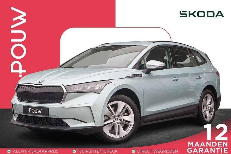 Grijs Gebruikt 2021 Skoda Enyaq iV SUV | € 21.950 (Goede deal) - Afbeelding 1/4