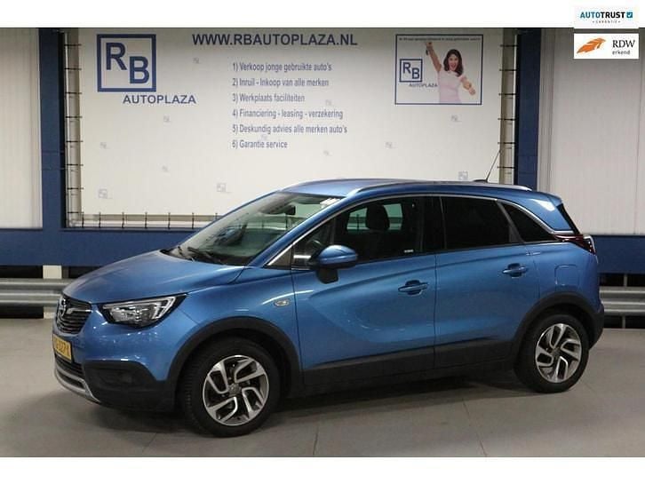 Blauw Occasion 2017 Opel Crossland X Innovation SUV | € 8.950 (Eerlijke prijs) - Afbeelding 1/4
