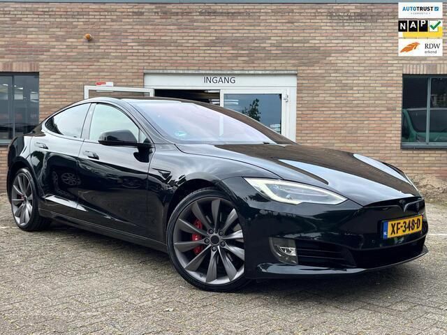 Zwart Gebruikt 2018 Tesla Model S Performance Sedan | € 38.950 - Afbeelding 1/4