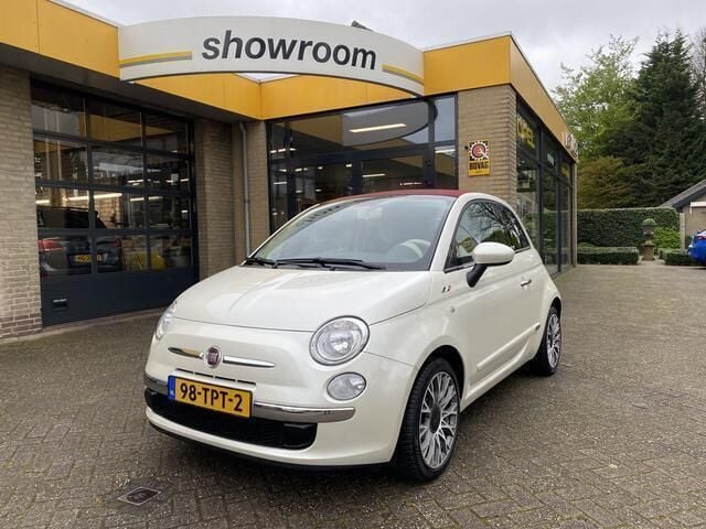 Wit Gebruikt 2012 Fiat 500C Lounge Cabriolet | € 6.995 (Eerlijke prijs) - Afbeelding 1/4