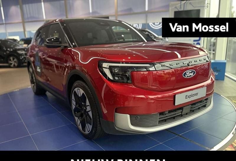Rood Nieuw 2025 Ford Explorer Extended Range SUV | € 49.450 (Eerlijke prijs) - Afbeelding 1/4