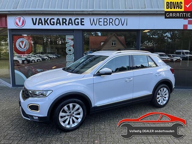 Wit Gebruikt 2021 VW T-Roc Sport SUV | € 23.450 (Eerlijke prijs) - Afbeelding 1/4