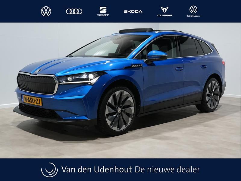 Occasion Skoda Enyaq iV First Edition 150 kW (204 PK) 2020 Blauw SUV