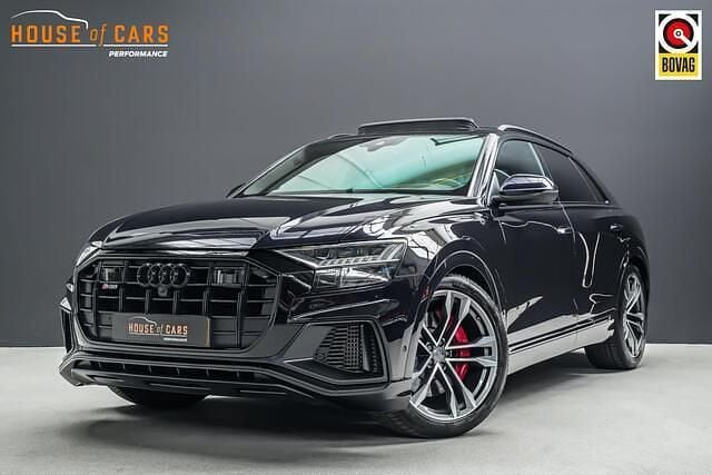Zwart Gebruikt 2020 Audi SQ8 Basis SUV | € 74.995 (Eerlijke prijs) - Afbeelding 1/4