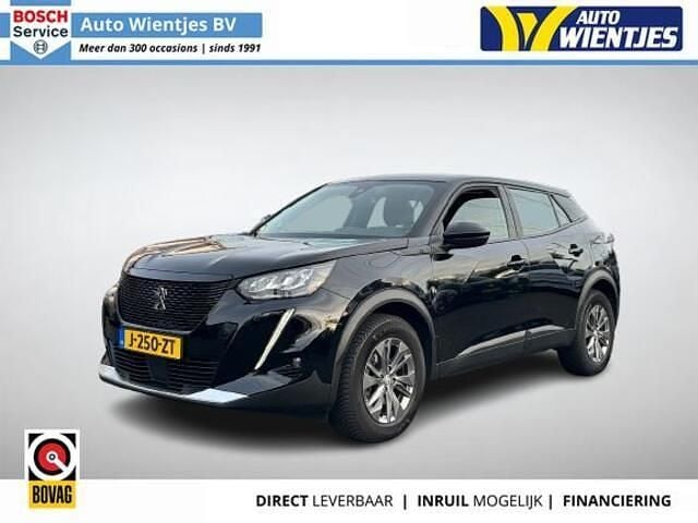 Zwart Gebruikt 2020 Peugeot e-2008 Active SUV | € 11.950 (Super prijs) - Afbeelding 1/4
