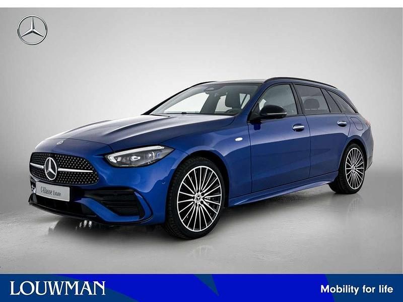Grijs, metallic lak Nieuw 2025 Mercedes C300 Business Stationwagen | € 68.430 (Iets duurder) - Afbeelding 1/4