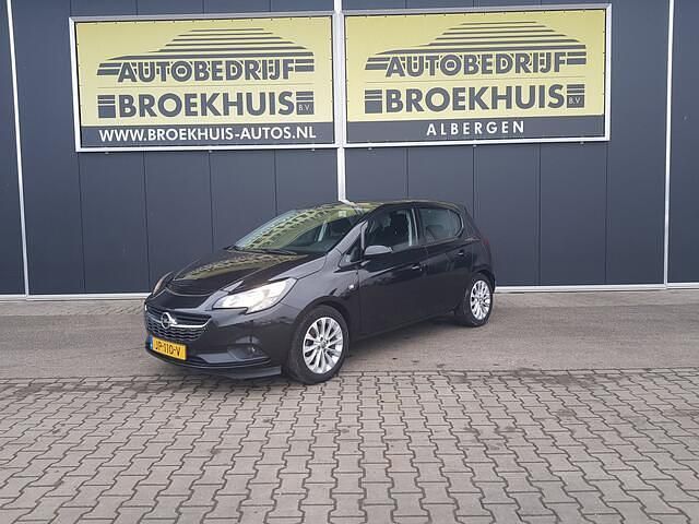 Zwart (metallic) Gebruikt 2016 Opel Corsa Edition Hatchback | € 4.250 (Super prijs) - Afbeelding 1/4