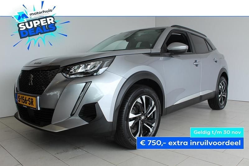 Grijs Gebruikt 2021 Peugeot 2008 Allure SUV | € 19.940 (Eerlijke prijs) - Afbeelding 1/4