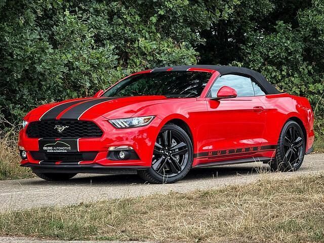 Rood Occasion 2017 Ford Mustang Convertible Cabriolet | € 27.899 - Afbeelding 1/4