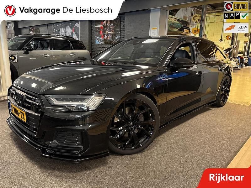 Zwart Gebruikt 2019 Audi A6 Design Stationwagen | € 39.950 (Eerlijke prijs) - Afbeelding 1/4