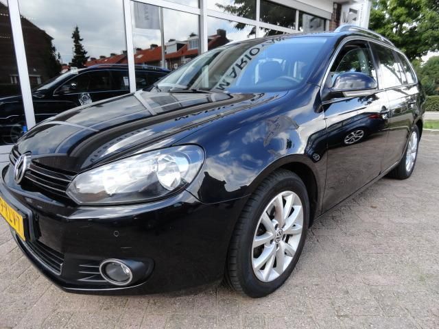 Zwart Gebruikt 2010 VW Golf VI Comfortline Stationwagen | € 4.450 (Iets duurder) - Afbeelding 1/4