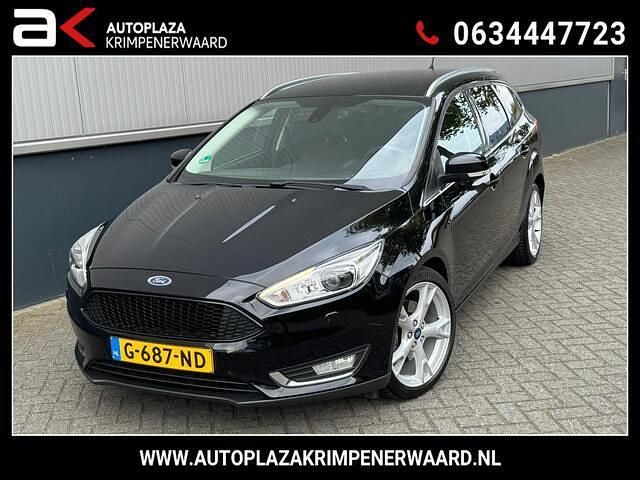 Zwart Gebruikt 2016 Ford Focus Titanium Stationwagen | € 8.450 (Eerlijke prijs) - Afbeelding 1/4