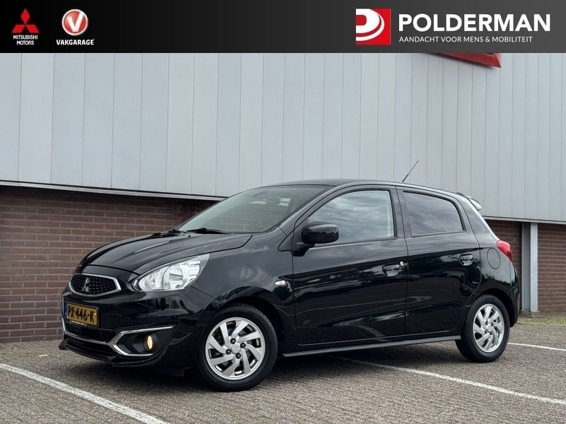 Zwart Gebruikt 2017 Mitsubishi Space Star Hatchback | € 10.249 (Eerlijke prijs) - Afbeelding 1/4