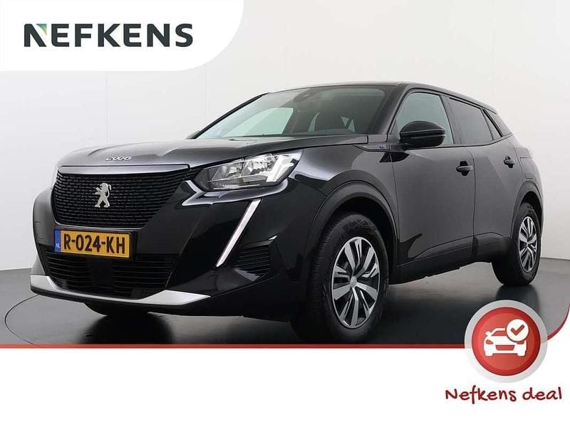 Zwart Gebruikt 2022 Peugeot e-2008 Active SUV | € 18.425 (Goede deal) - Afbeelding 1/4