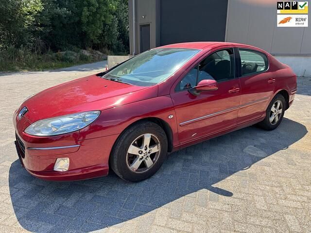 Rood Gebruikt 2009 Peugeot 407 Business-Line Sedan | € 1.900 (Goede deal) - Afbeelding 1/4