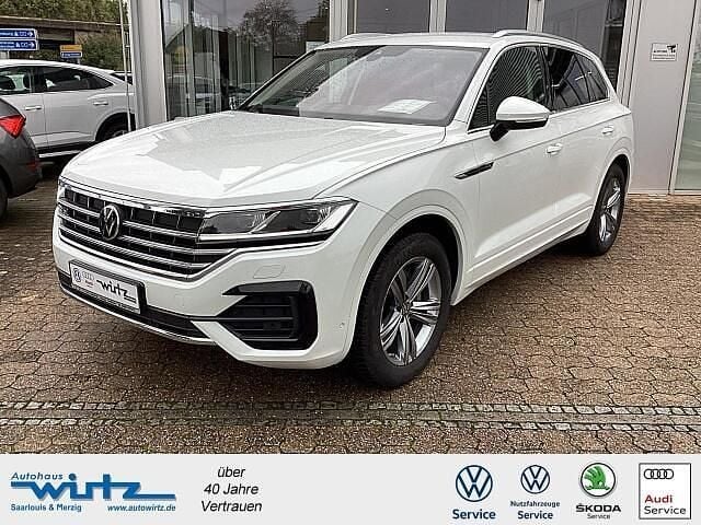 Wit Gebruikt 2022 VW Touareg R-line SUV | € 75.030 (Eerlijke prijs) - Afbeelding 1/4