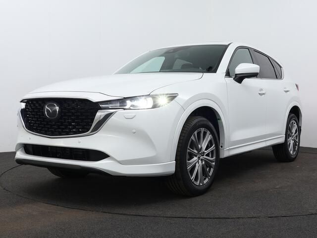 Rodium white (licht wit metallic) Gebruikt 2024 Mazda CX-5 Takumi-Line SUV | € 48.950 (Duur) - Afbeelding 1/4