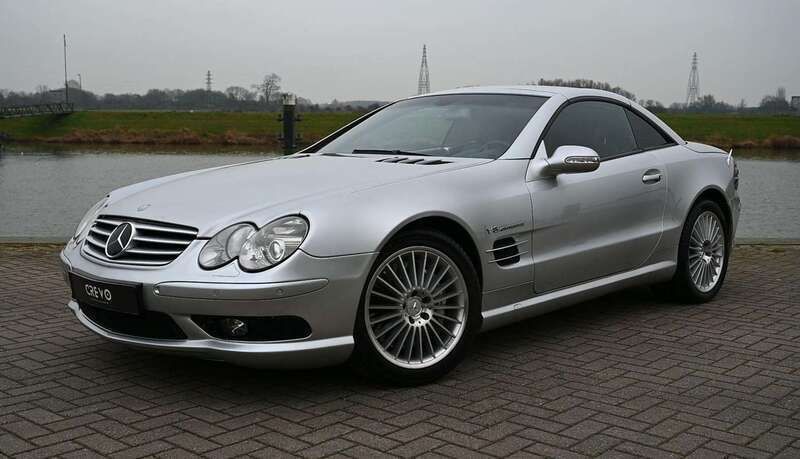 Grijs, metallic lak Gebruikt 2002 Mercedes SL55 AMG AMG Cabriolet | € 37.950 (Eerlijke prijs) - Afbeelding 1/4