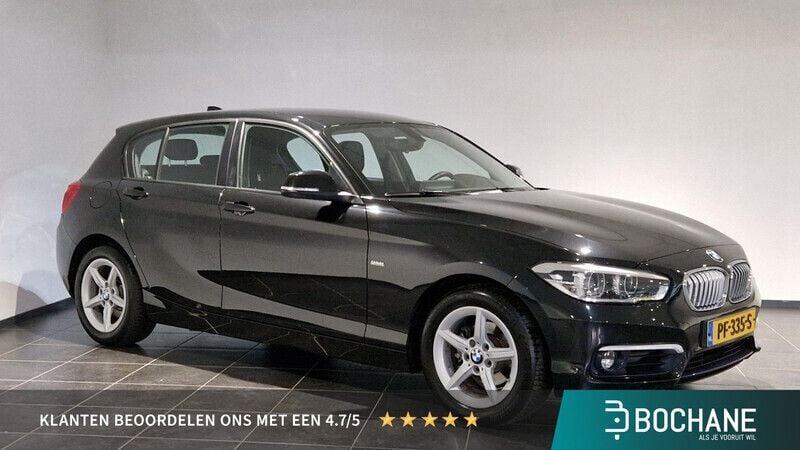 Zwart Gebruikt 2017 BMW 118 Executive Hatchback | € 17.740 (Eerlijke prijs) - Afbeelding 1/4