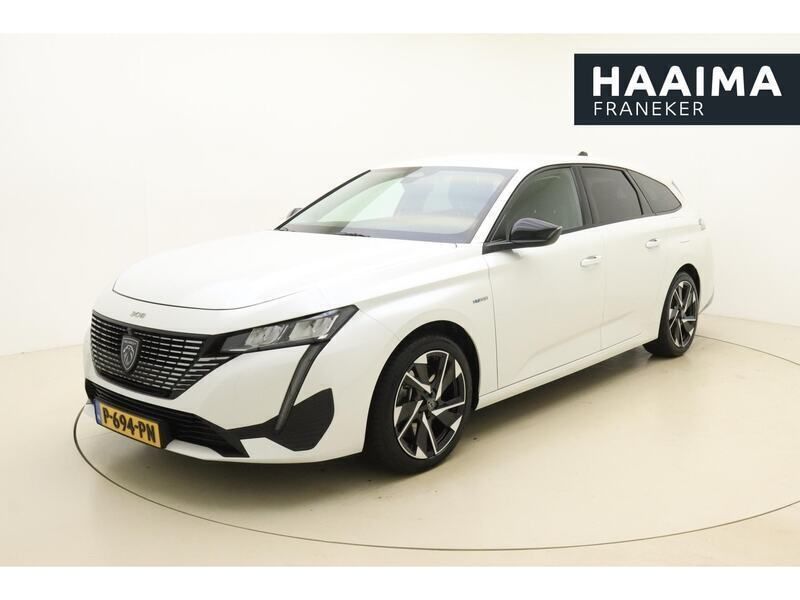 Wit Gebruikt 2022 Peugeot 308 Allure Stationwagen | € 25.450 (Eerlijke prijs) - Afbeelding 1/4