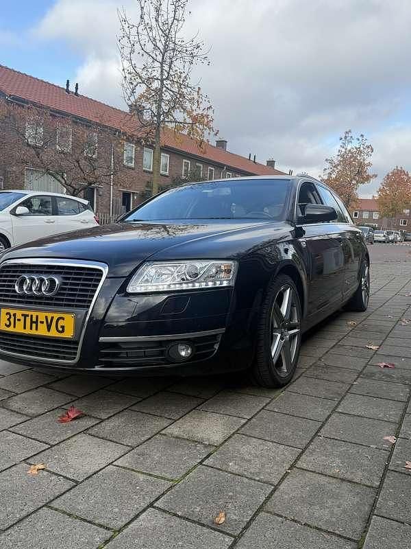 Zwart Gebruikt 2006 Audi A6 Business Stationwagen | € 4.500 (Eerlijke prijs) - Afbeelding 1/4