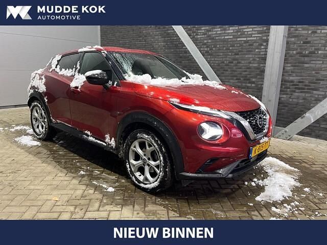 Rood Occasion 2020 Nissan Juke Tekna SUV | € 17.800 (Eerlijke prijs) - Afbeelding 1/4