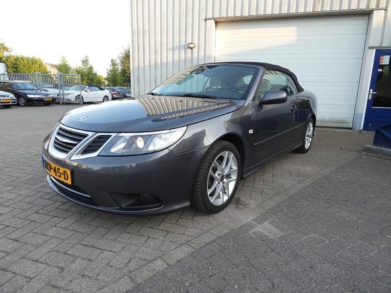 Grijs Gebruikt 2010 Saab 9-3 Cabriolet Cabriolet | € 21.400 - Afbeelding 1/4