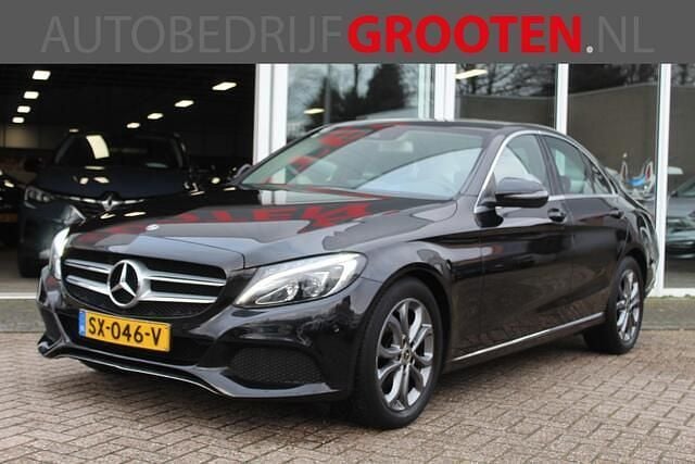 Zwart Occasion 2018 Mercedes C180 Business Sedan | € 20.988 (Super prijs) - Afbeelding 1/4