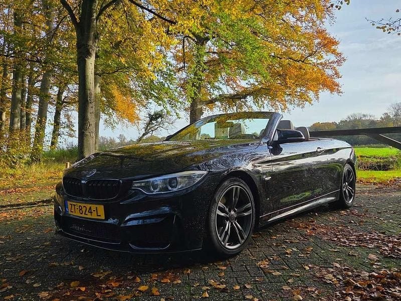 Zwart Gebruikt 2014 BMW 420 Cabriolet | € 12.995 (Eerlijke prijs) - Afbeelding 1/4