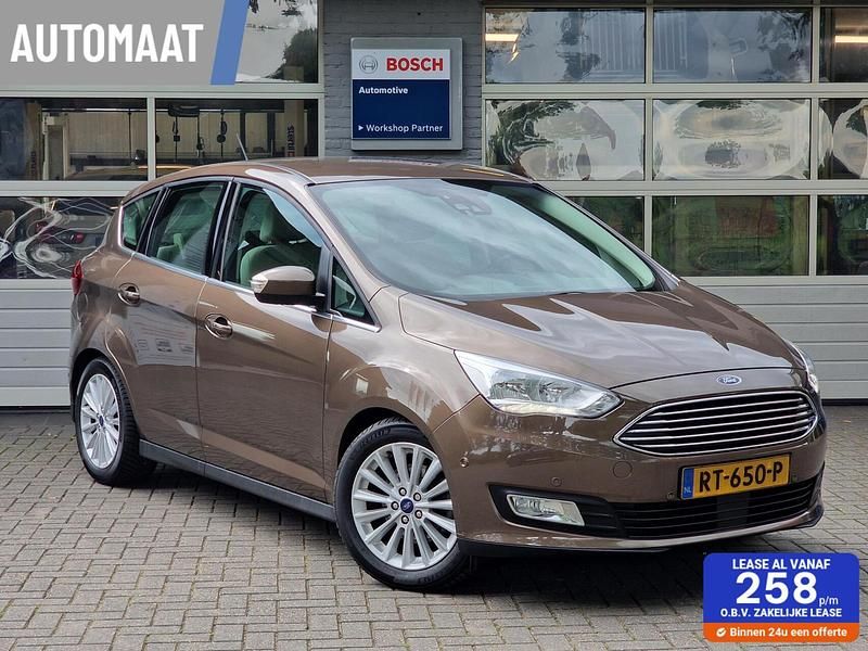 Bruin Gebruikt 2018 Ford C-MAX Titanium MPV | € 16.945 (Eerlijke prijs) - Afbeelding 1/4
