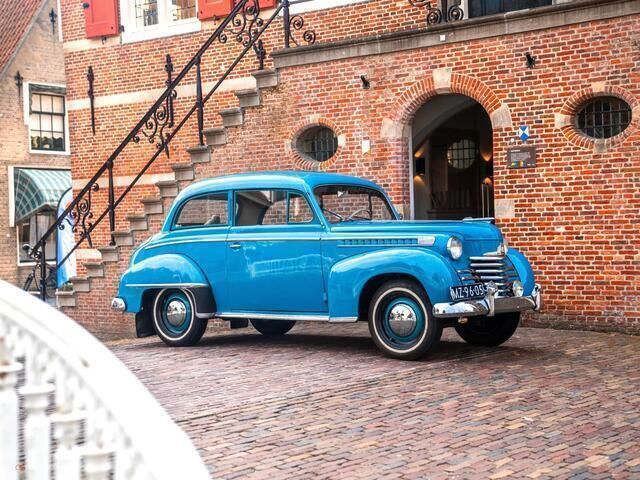 Blauw Gebruikt 1952 Opel Olympia | € 12.500 - Afbeelding 1/4