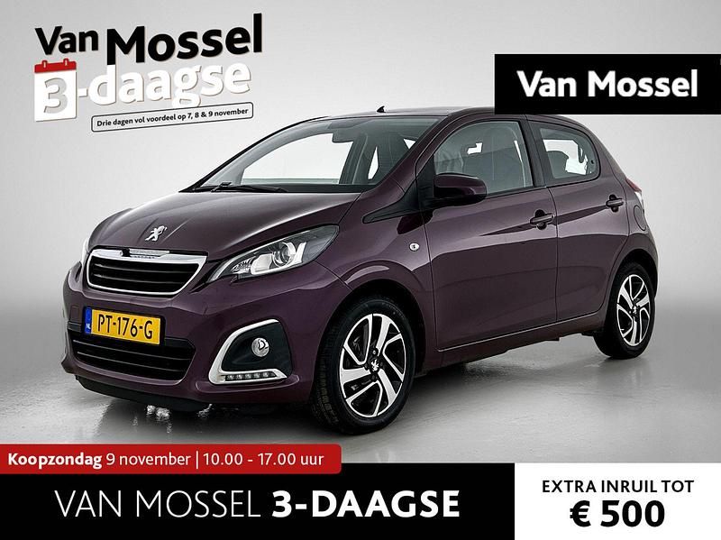 Paars Gebruikt 2017 Peugeot 108 Allure Hatchback | € 7.940 (Eerlijke prijs) - Afbeelding 1/4