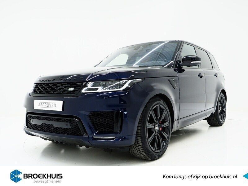Blauw, metallic lak Gebruikt 2020 Land Rover Range Rover Sport Black Edition SUV | € 62.800 (Eerlijke prijs) - Afbeelding 1/4